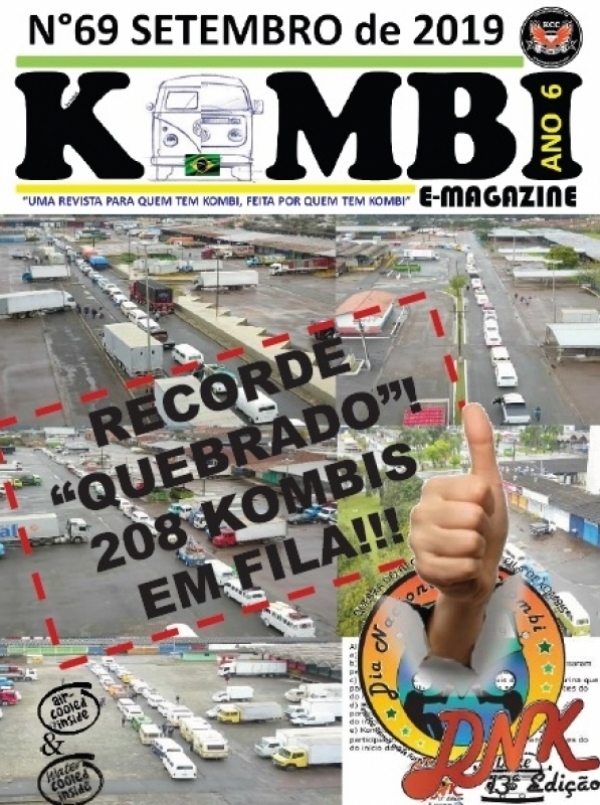 KOMBI magazine - nÂº69 - setembro 2019 - ANO6 - quebra do recorde
